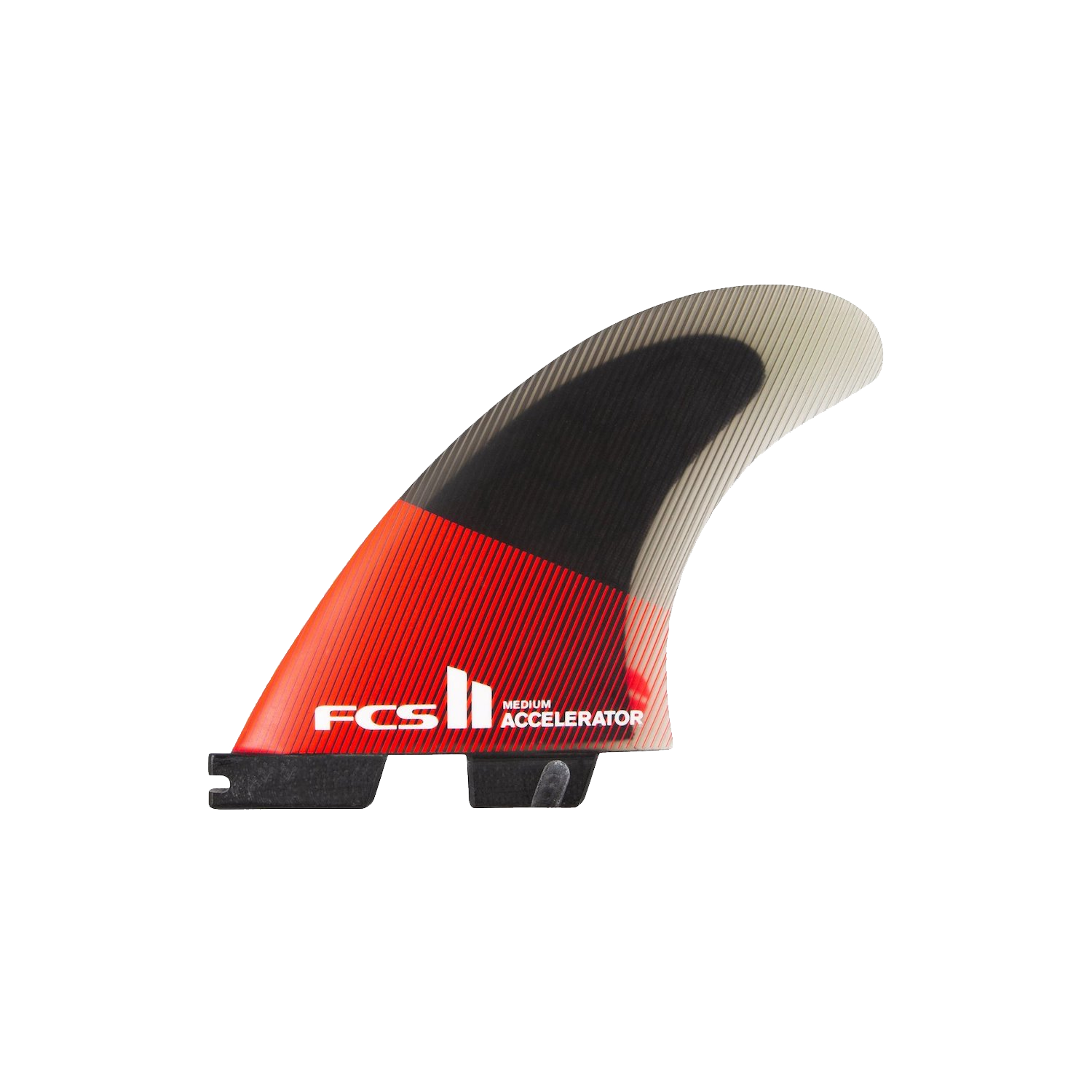FCS | FCS II Accelerator PC Red/Black Tri Fin Set