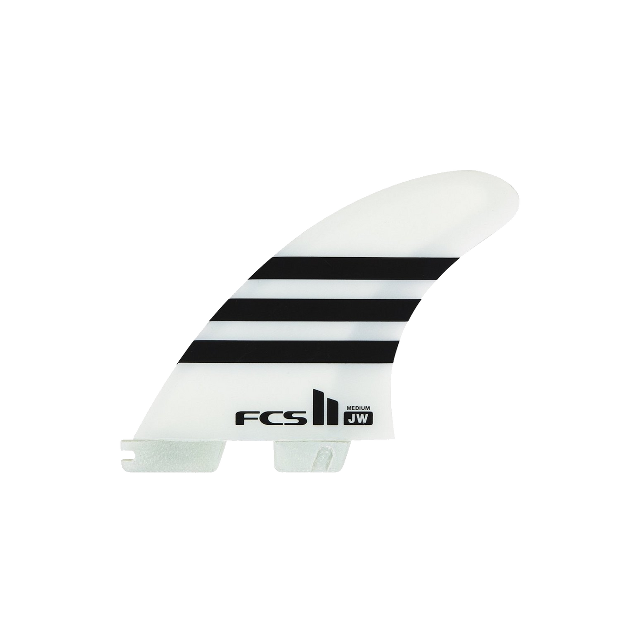 FCS | FCS II Jw PC Black/White Tri Fin Set