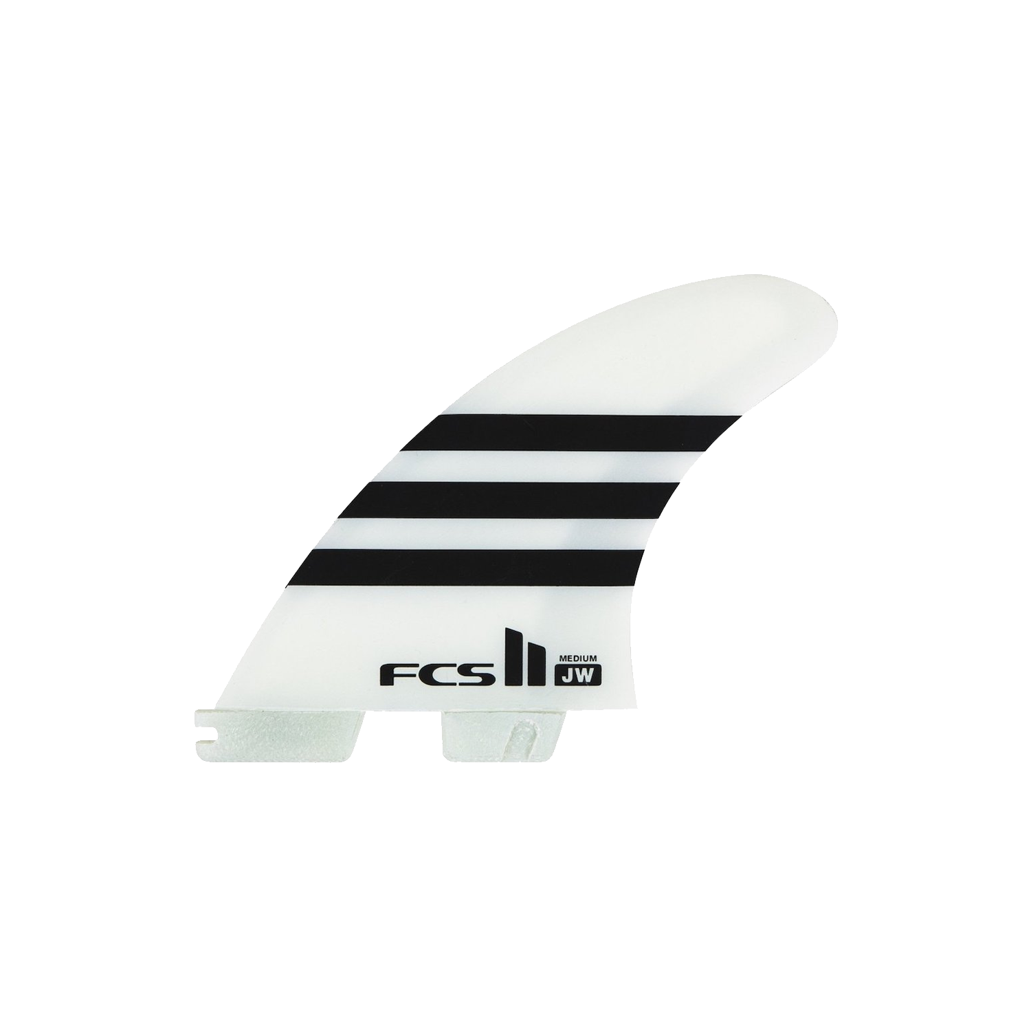 FCS | FCS II Jw PC Black/White Tri Fin Set