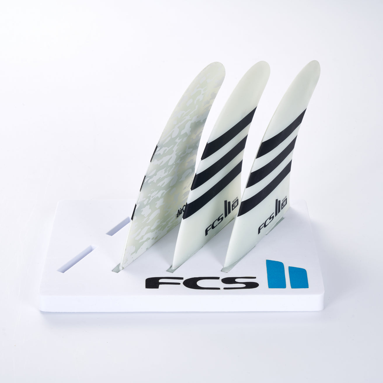 FCS | FCS II Jw PC Black/White Tri Fin Set