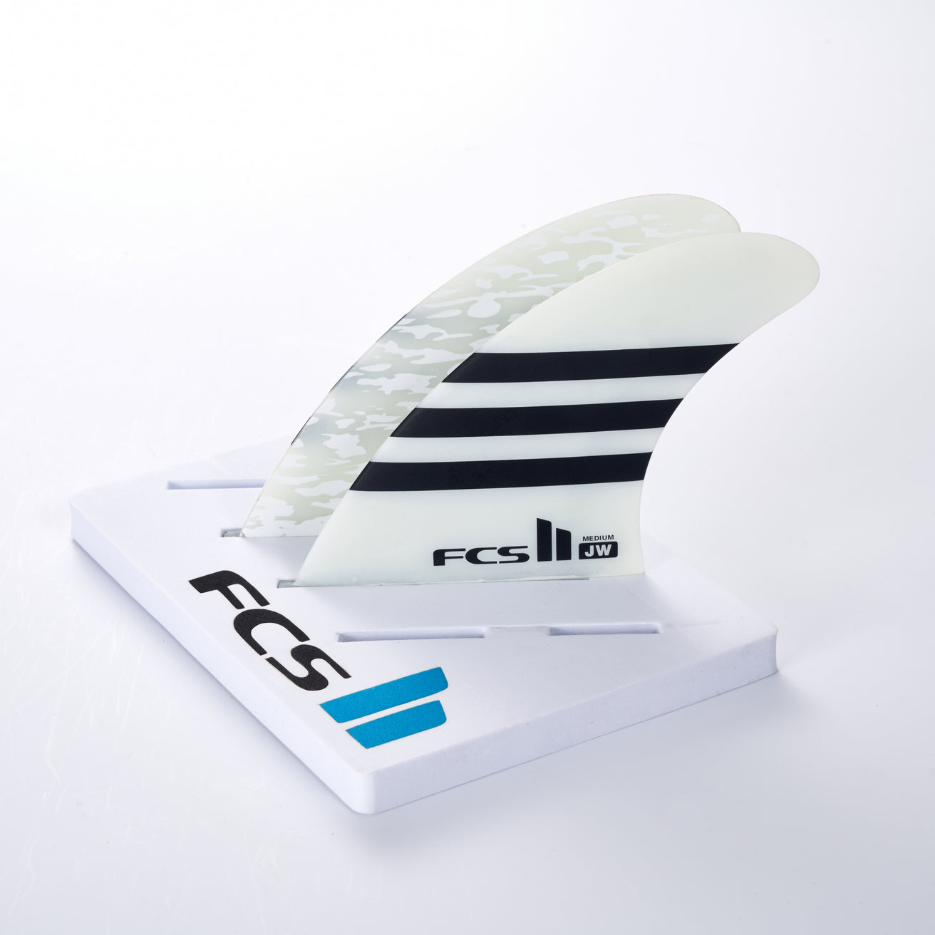 FCS | FCS II Jw PC Black/White Tri Fin Set