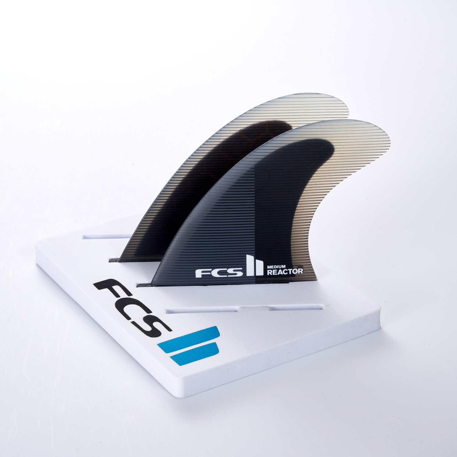 FCS | FCS II Reactor PC Charcoal/Black Tri Fin Set