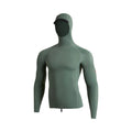 Florence Marine X | Lycra à Manches Longues à Capuche Homme Utility Pocket