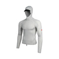 Florence Marine X | Lycra à Manches Longues à Capuche Homme Utility Pocket