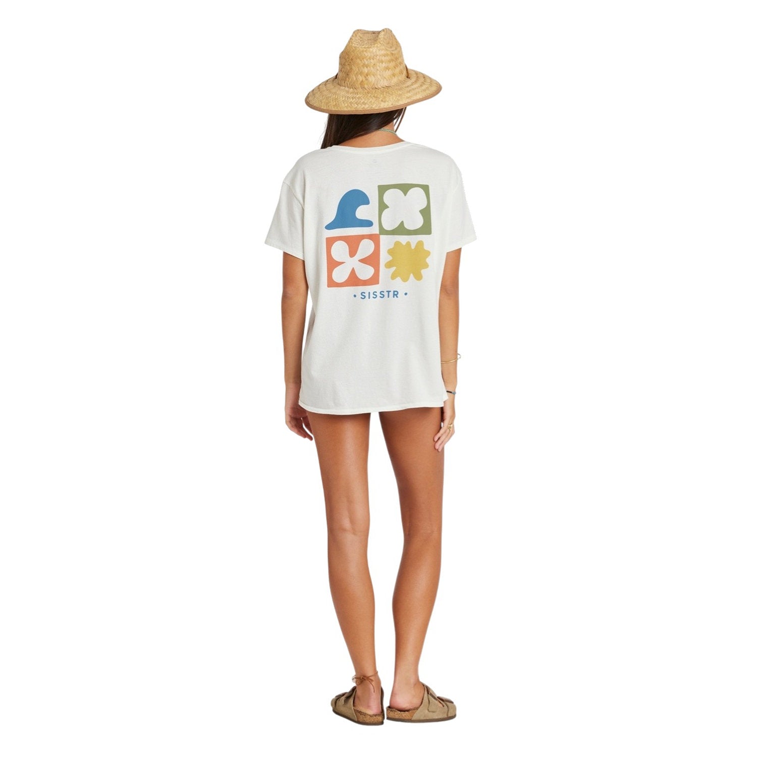 Sisstr | T-Shirt à Manches Courtes Femme Lou Boyfriend