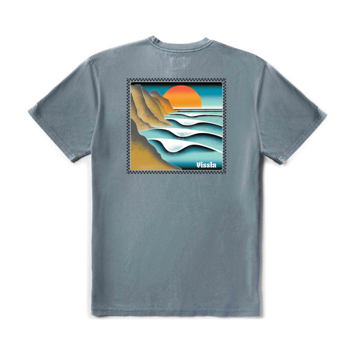 Vissla | T-Shirt à Manches Courtes Homme Cliffs Cosmic Wash