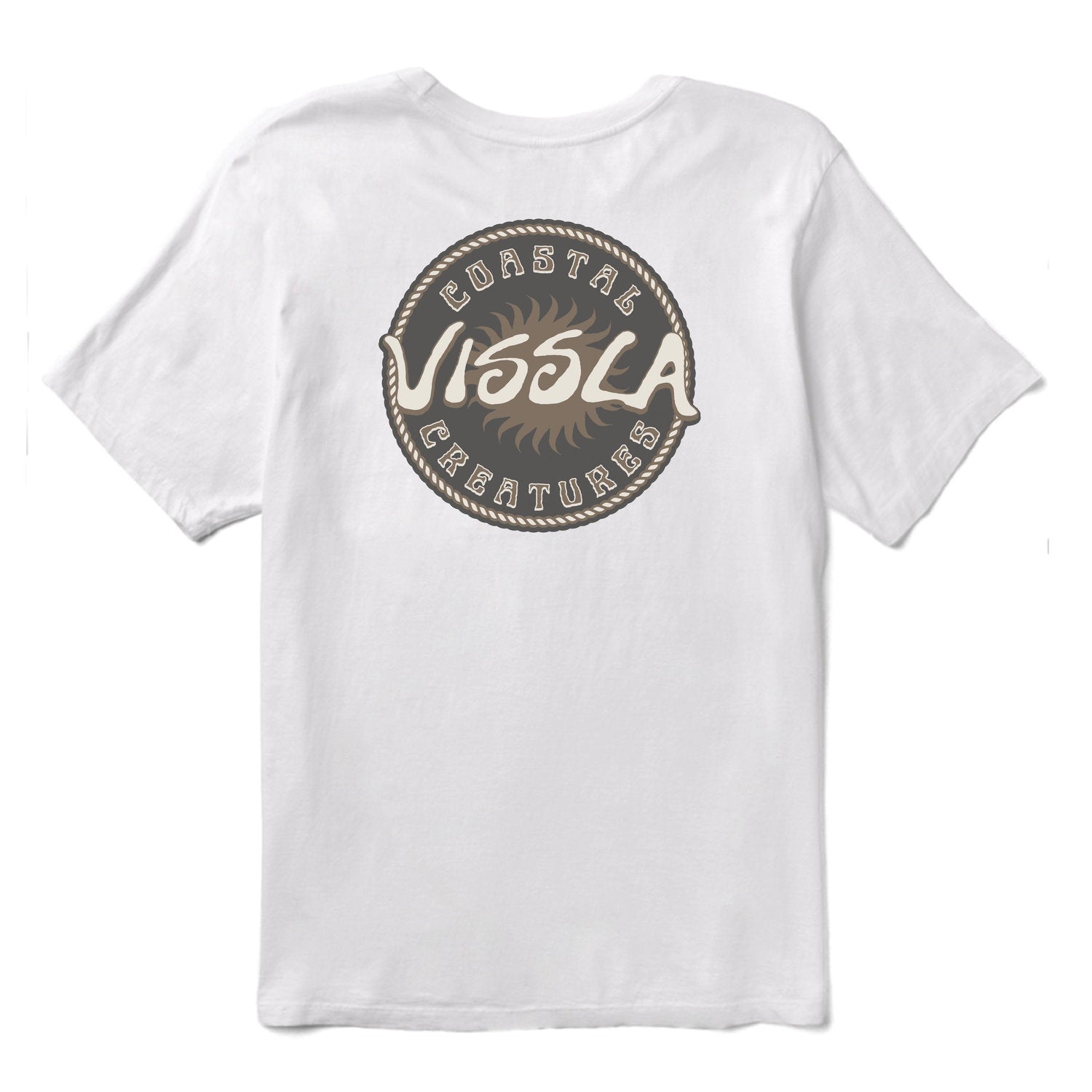 Vissla | T-Shirt à Manches Courtes Homme Coastal Creatures Organic