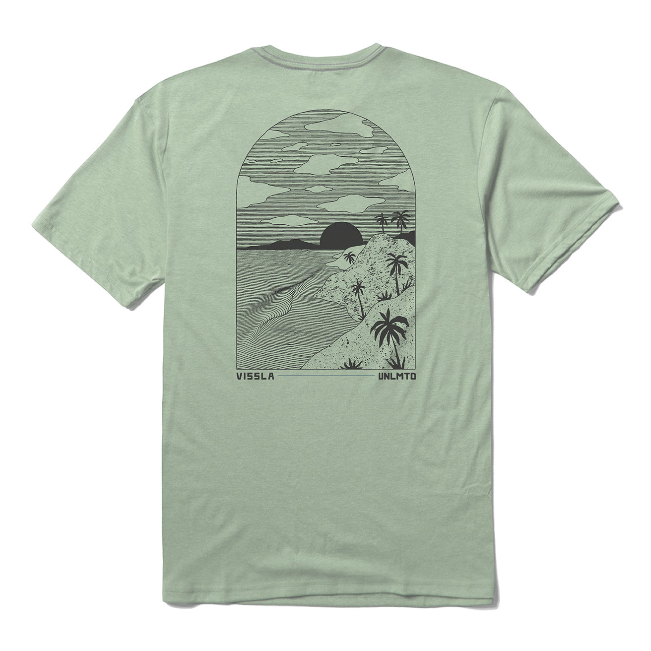 Vissla | Men Cliffside Comp Lite Eco Drirelease T-Shirt Short Sleeves