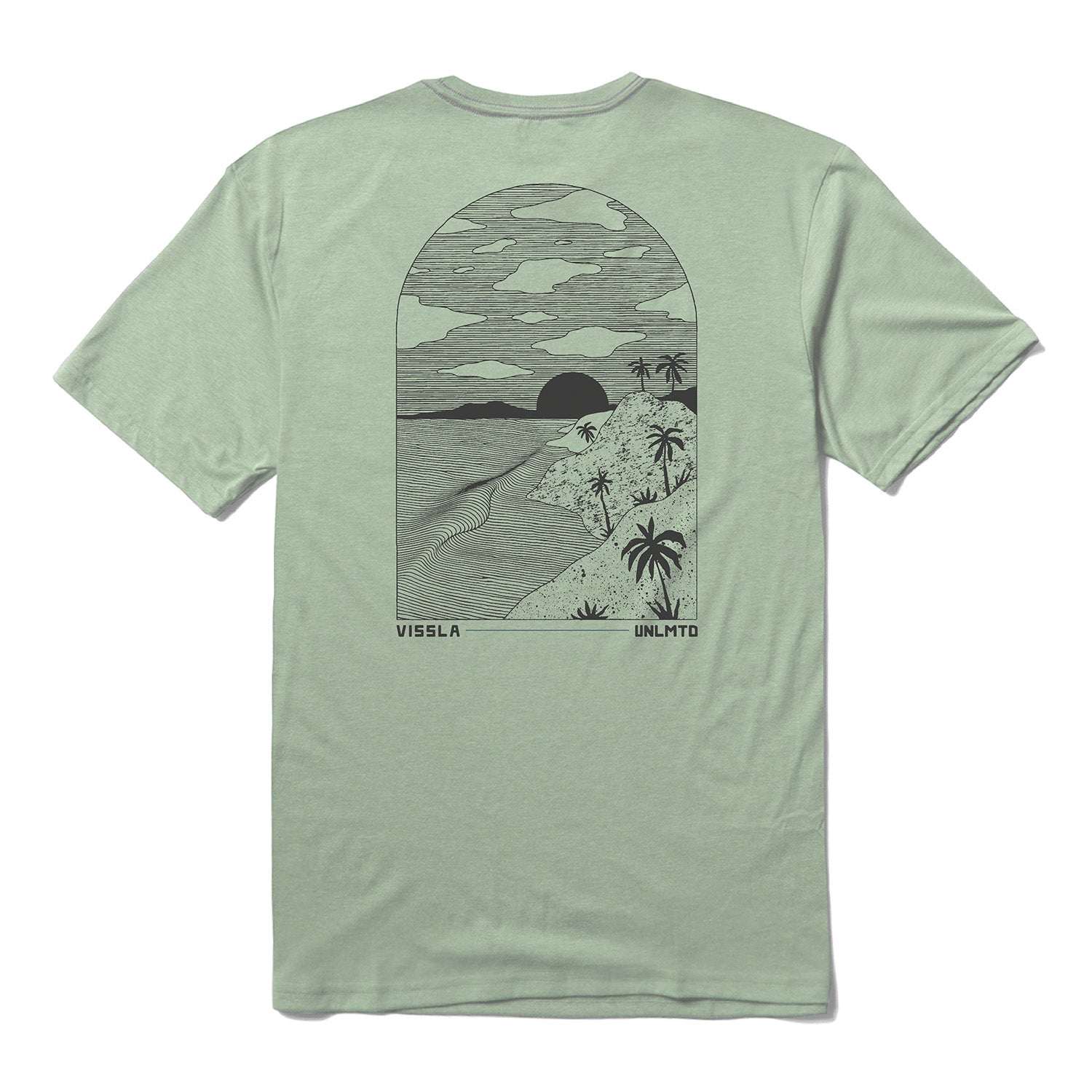 Vissla | Men Cliffside Comp Lite Eco Drirelease T-Shirt Short Sleeves