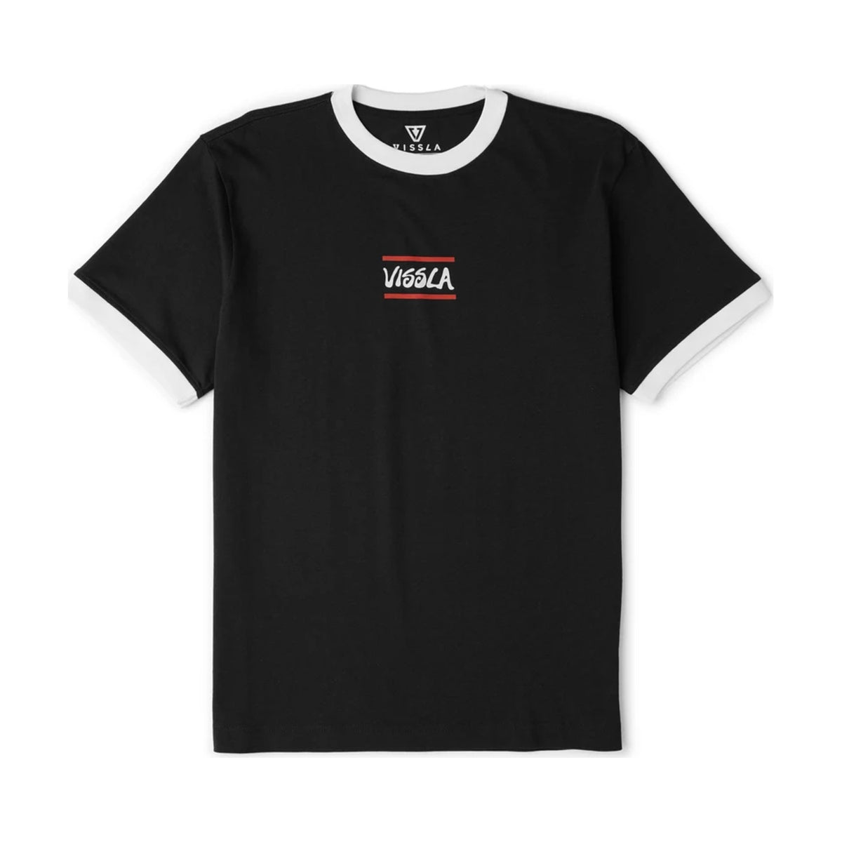 Vissla | T-Shirt à Manches Courtes Homme Dialect Heavyweight Ringer Organic