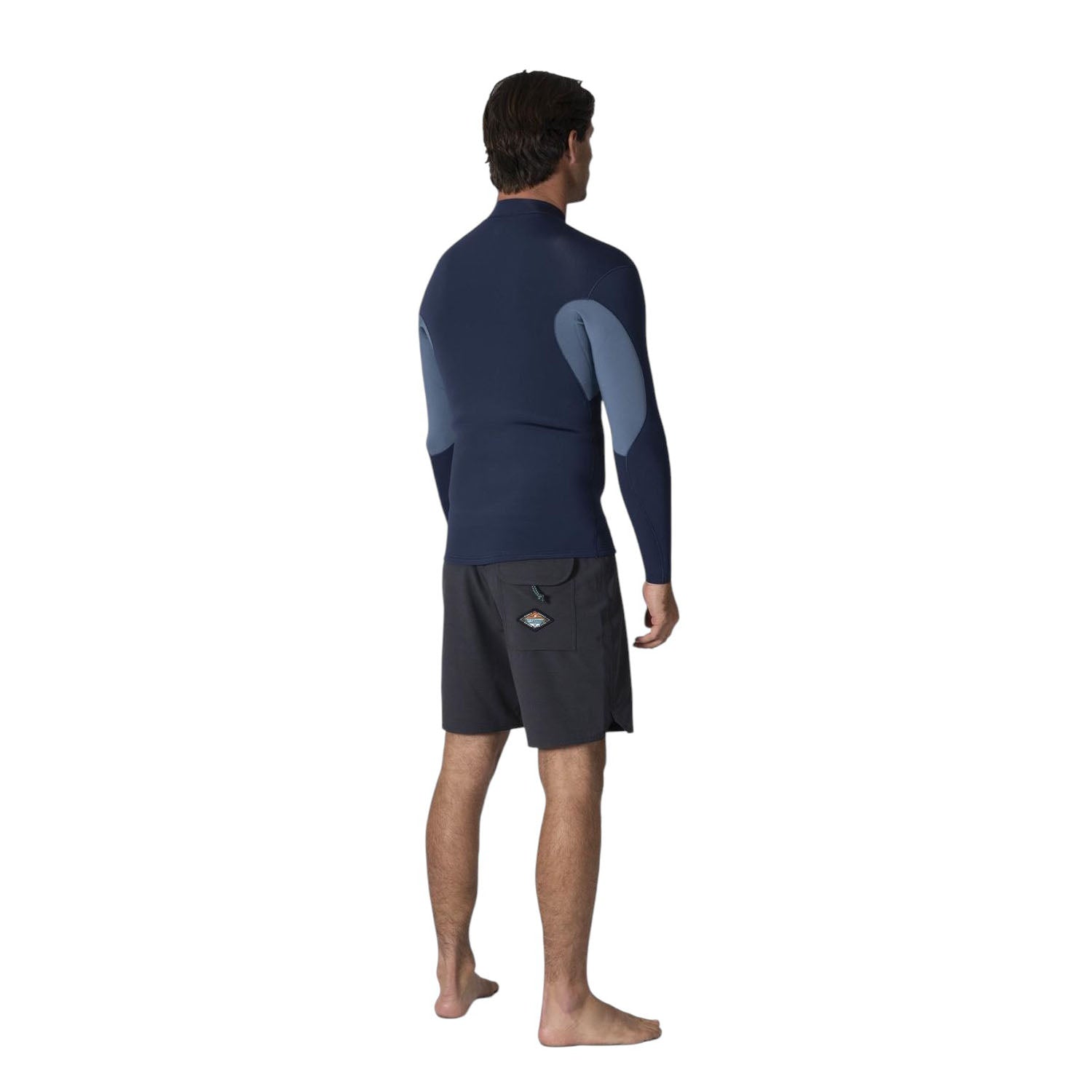 Vissla | Men Solid Set Long Sleeve Neoprene Top Front Zip - 2mm