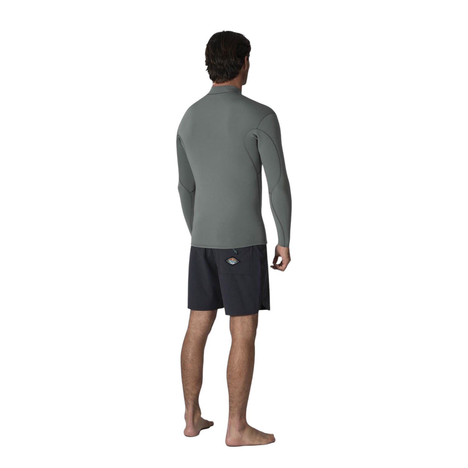 Vissla | Men Solid Set Long Sleeve Neoprene Top Front Zip - 2mm