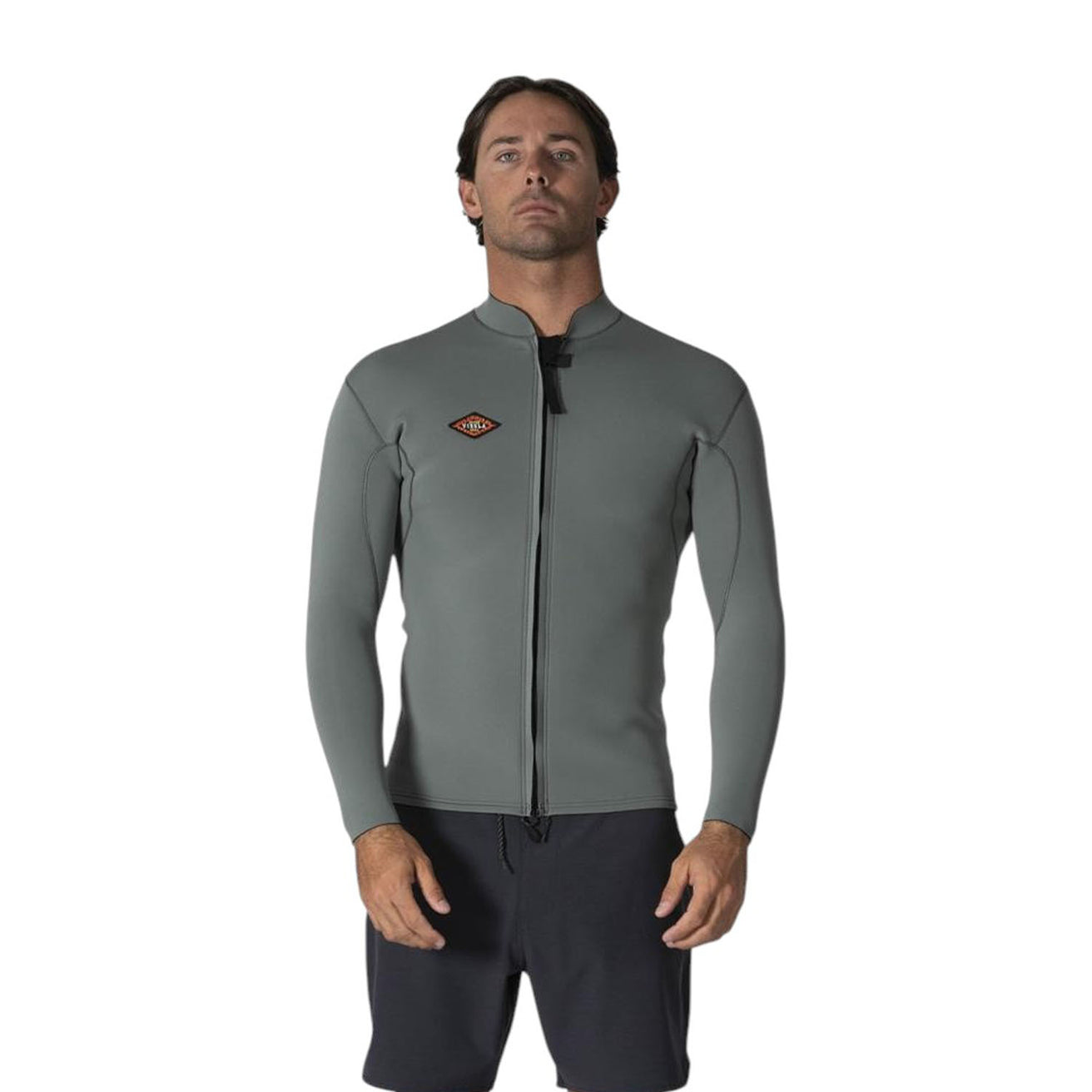 Vissla | Men'S 2mm Neoprene Jacket Solid Sets Front Zip