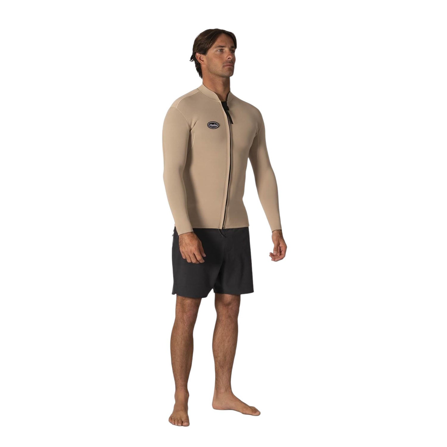 Vissla | Men Solid Set Long Sleeve Neoprene Top Front Zip - 2mm