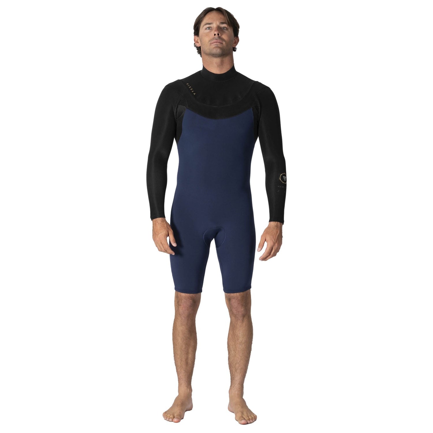 Vissla | Shorty à Manches Longues Homme New Seas V Zip - 2/2mm