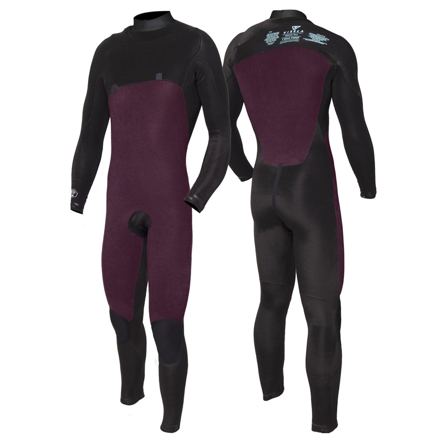 Vissla | Men 7 Seas Comp Chest Zip Full Wetsuit - 3/2mm