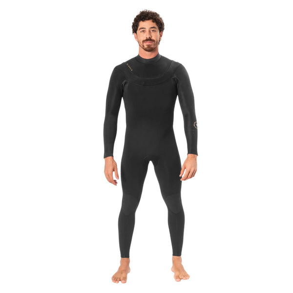Men New Seas U-Zip Full Wetsuit - 4/3mm - Vissla - GONG Galaxy