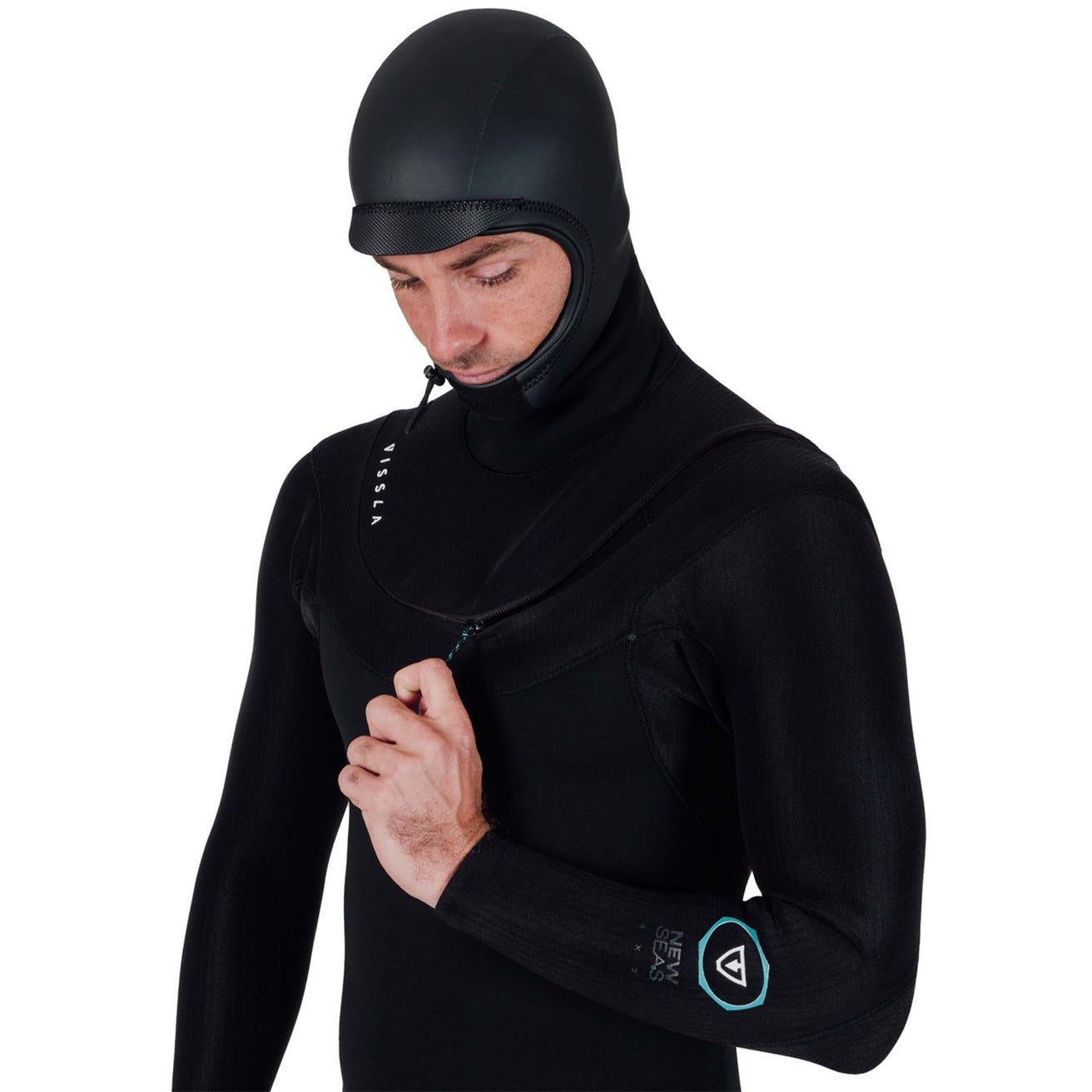 Vissla | Combinaison intégrale cagoule New Seas 5/4mm Chest Zip