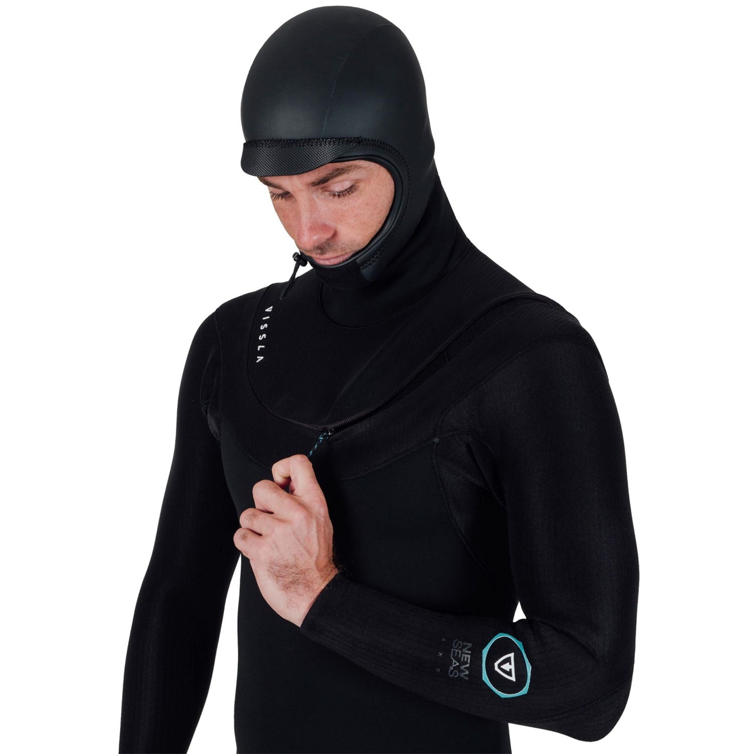 Vissla | Combinaison Intégrale Cagoule Homme New Seas Front Zip - 5/4mm