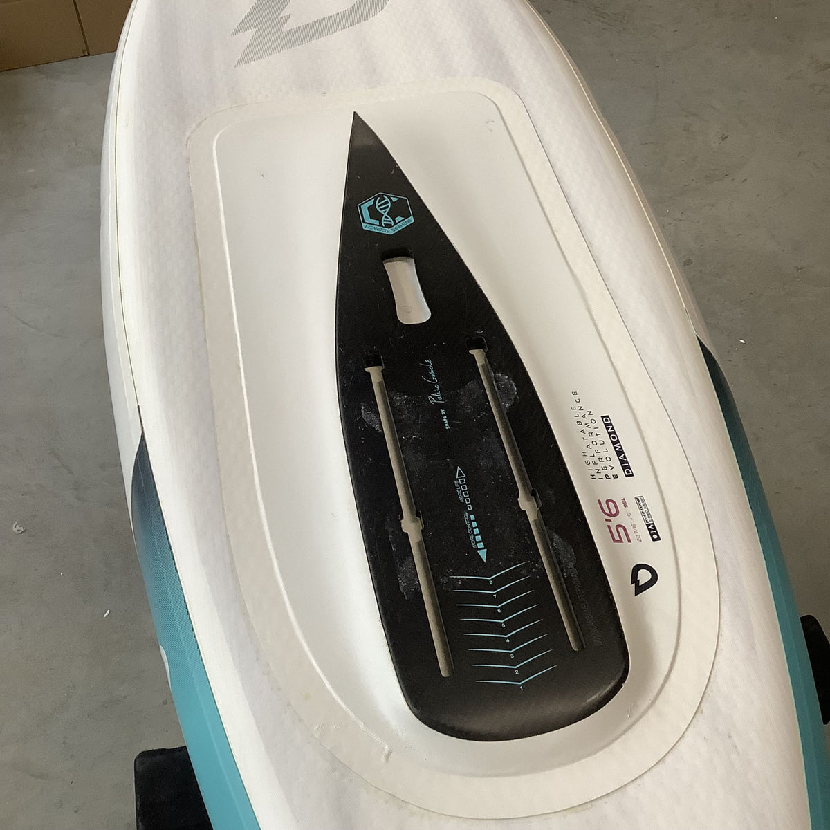 Wing foil Board Inflatable HIPE Diamond - 5'6 WHITE Second Hand 14122