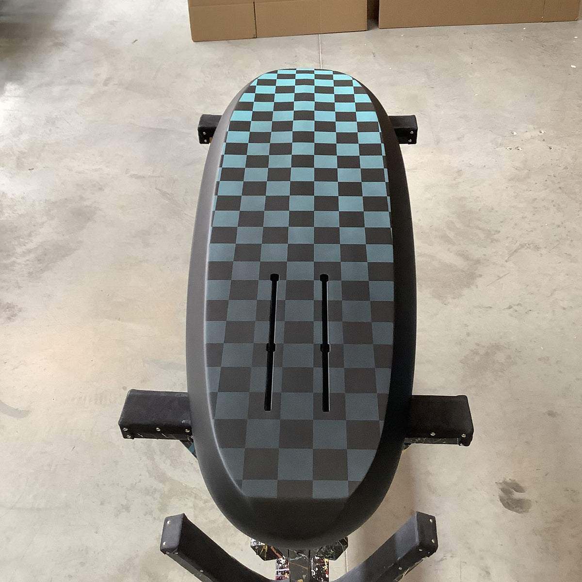 Surf Foil Board Lethal EPS Pro - 4'9 Blue Checkmate Second Hand 14404