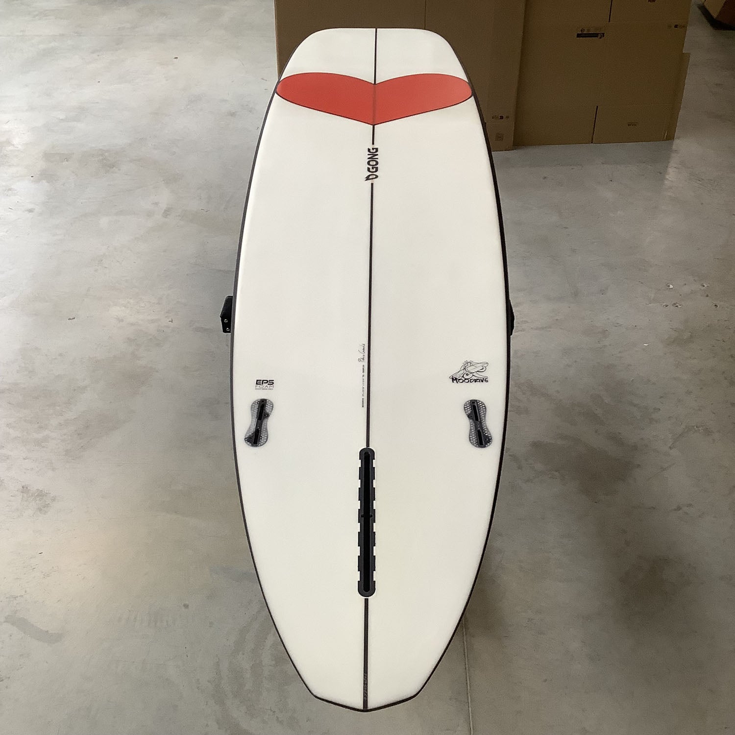 Surf 9'0 Moodrive EPS Red Heart - EPS 9'0 x 60 cm Second Hand 14577