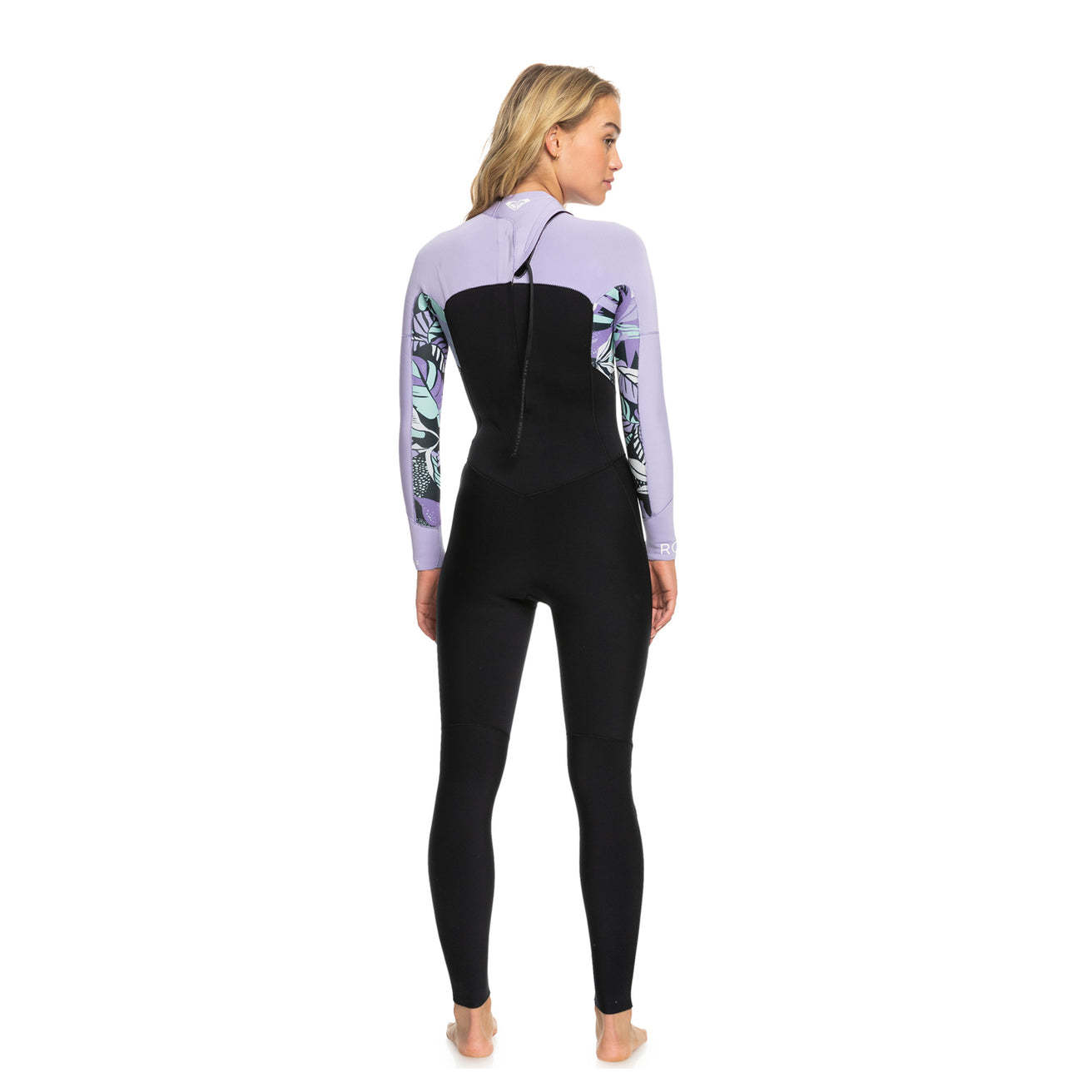 Roxy | Integrale Femme Swell Series 3/2 Back Zip - Anthracite Splash