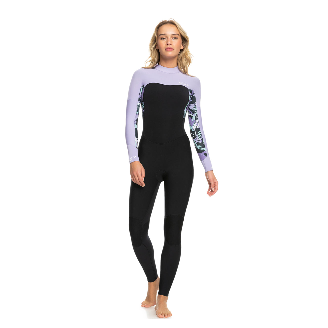 Roxy | Integrale Femme Swell Series 3/2 Back Zip - Anthracite Splash