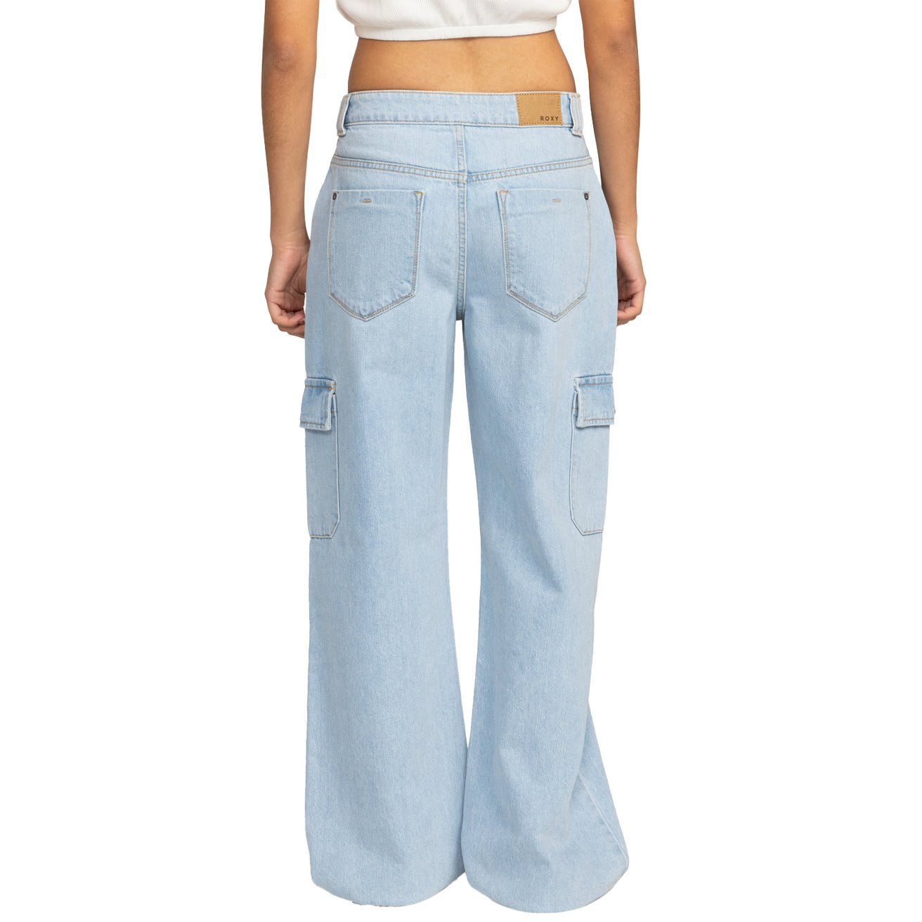 Roxy | Jean Cargo Modern Vibe Mid - Light Blue