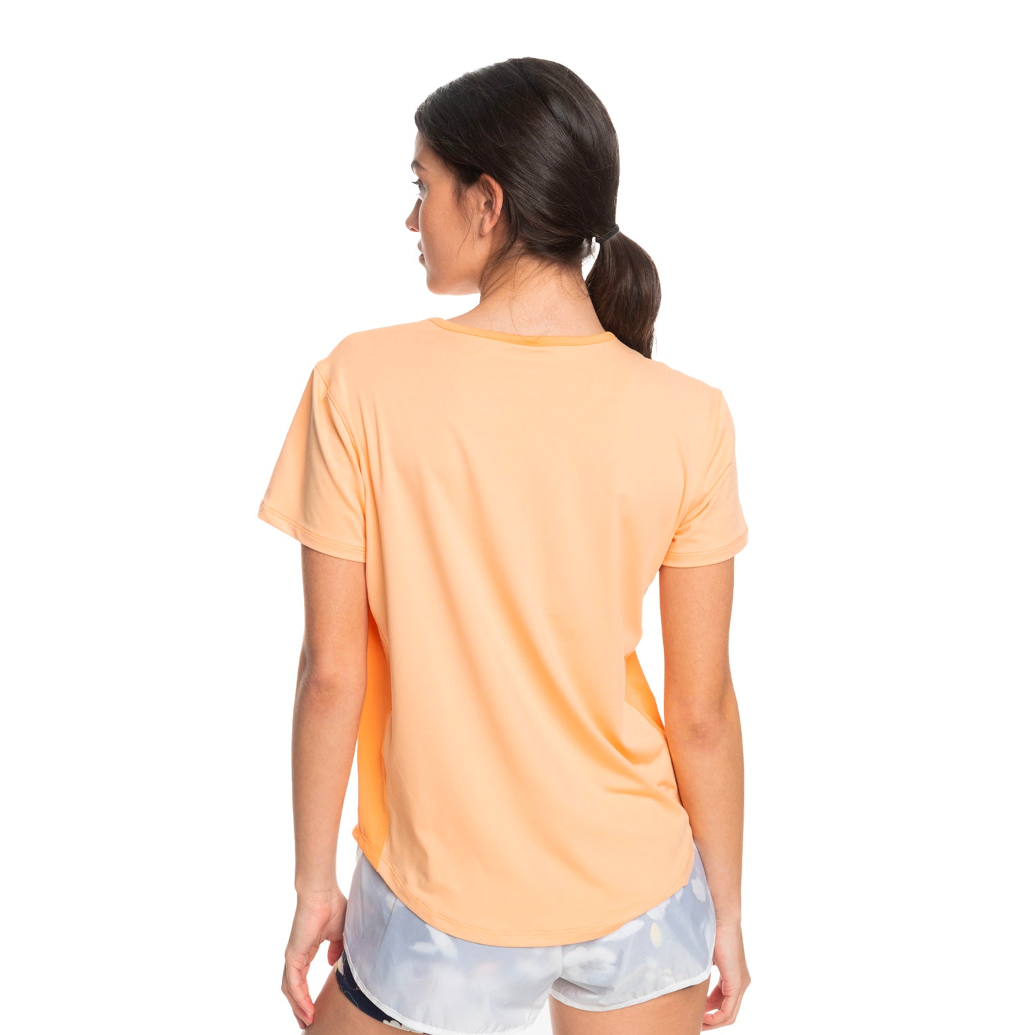 Roxy | Pure Pursuit Technical T-Shirt - Peach Fuzz