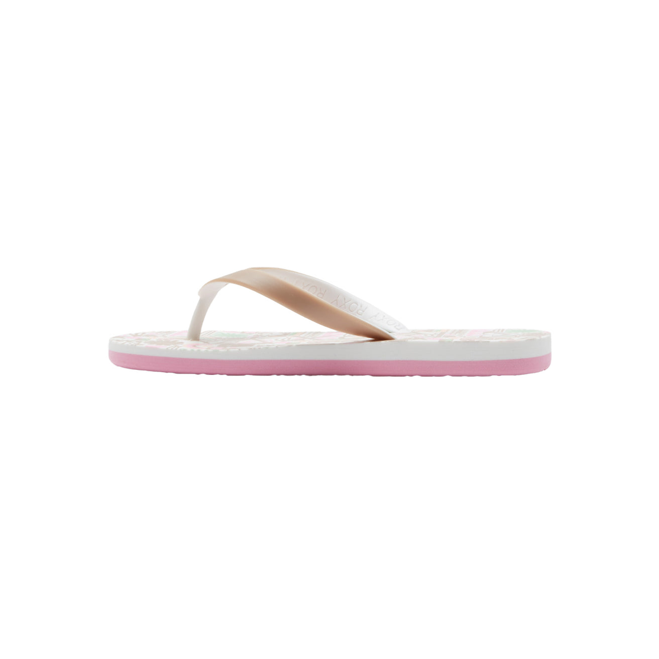 Roxy | Girl Tahiti Flip Flops - White Pink Multi