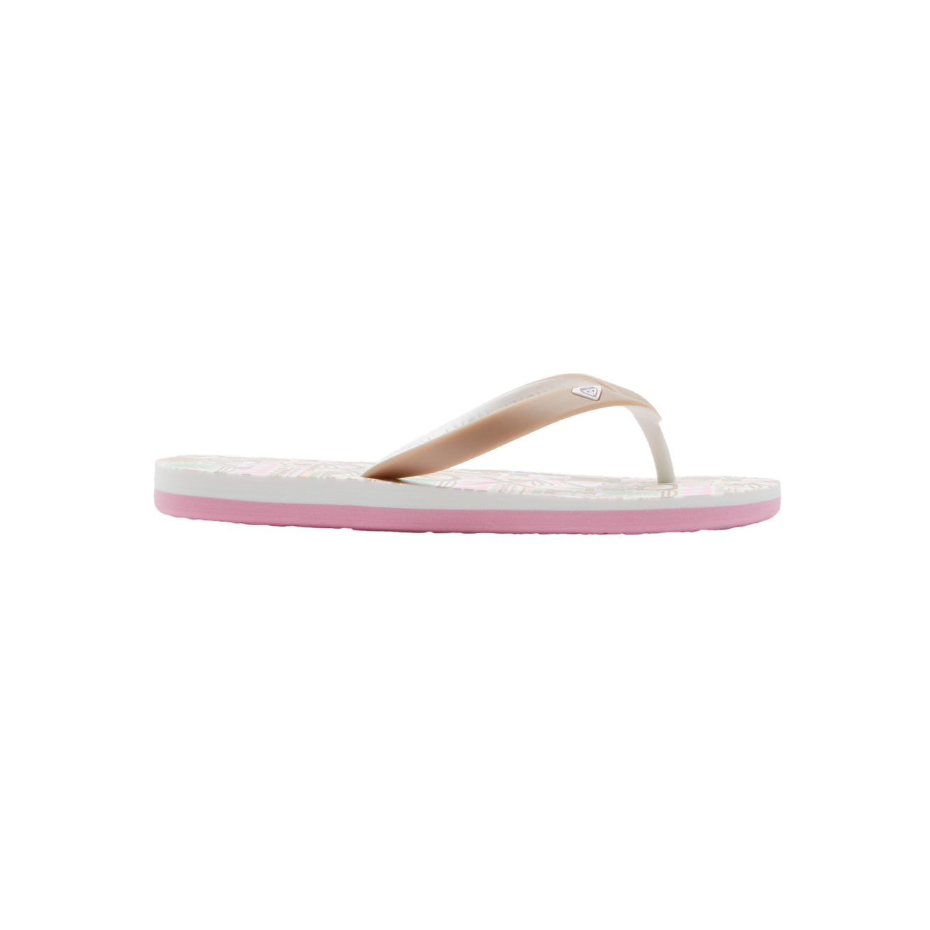 Roxy | Girl Tahiti Flip Flops - White Pink Multi
