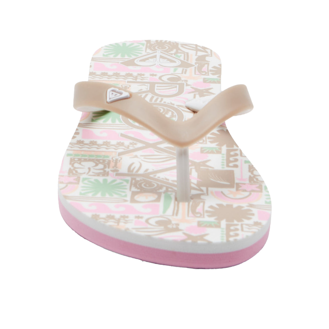 Roxy | Girl Tahiti Flip Flops - White Pink Multi