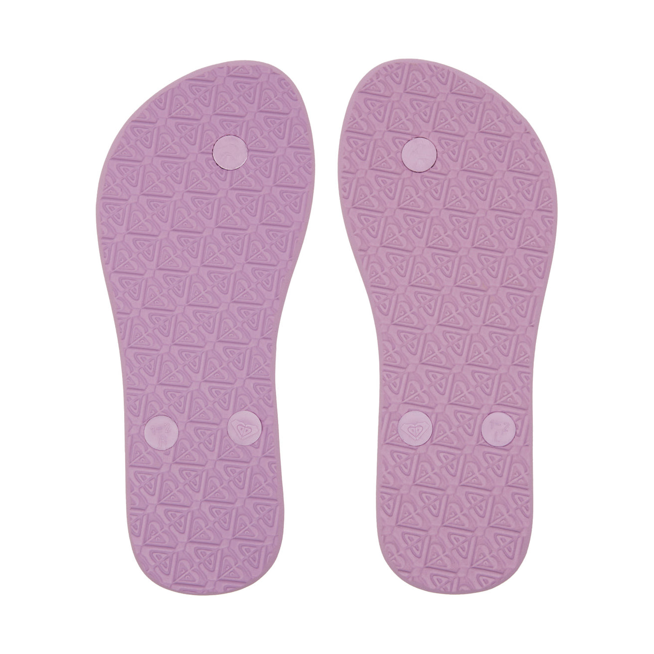 Roxy | Girl Viva Stamp Flip Flops - Purple White