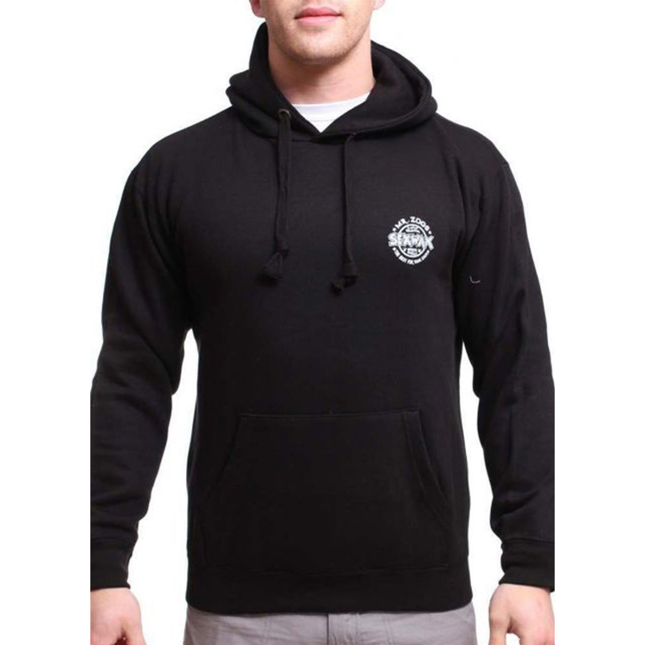 Sex Wax | Emb Pinstripe Pullover Black