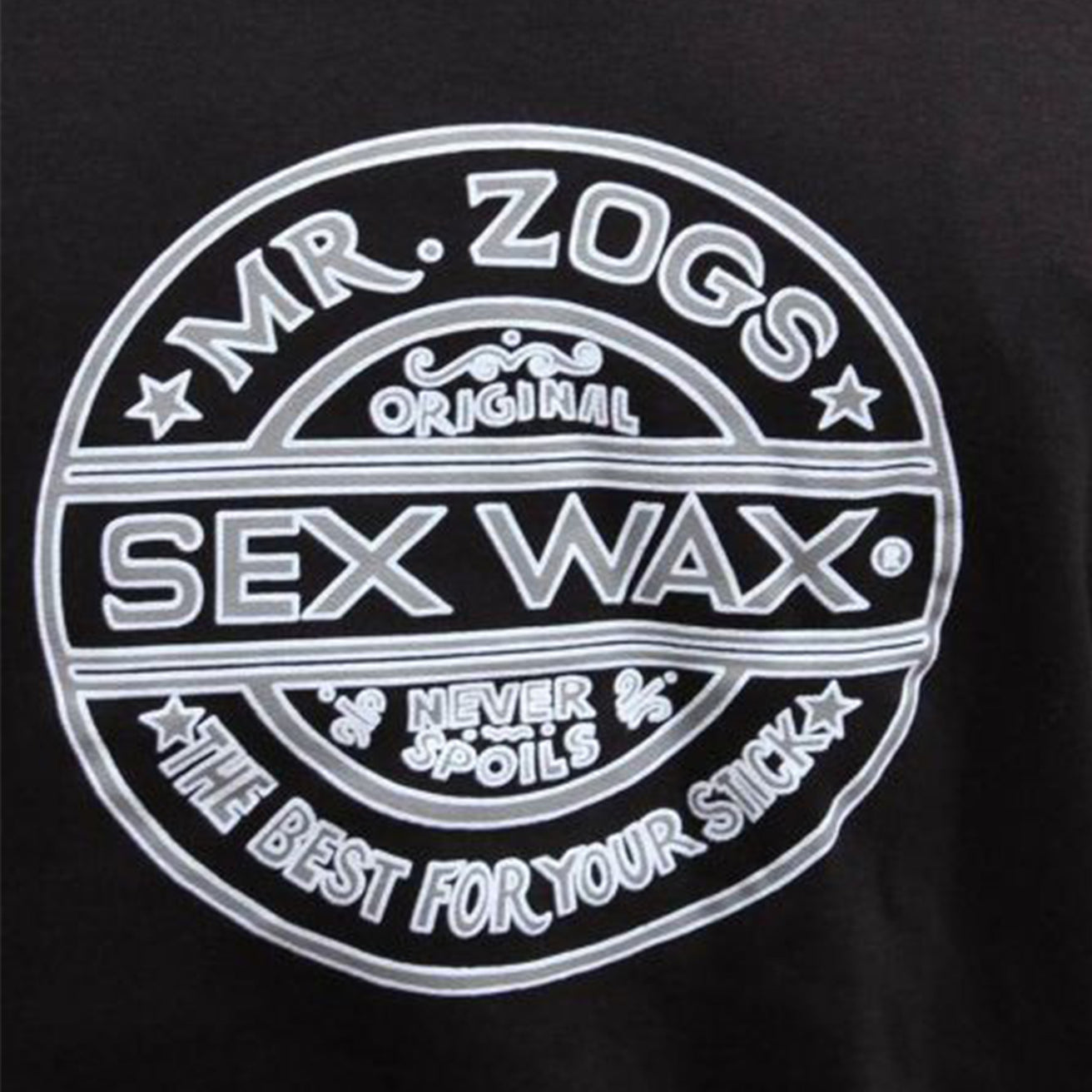 Sex Wax | Emb Pinstripe Pullover Black