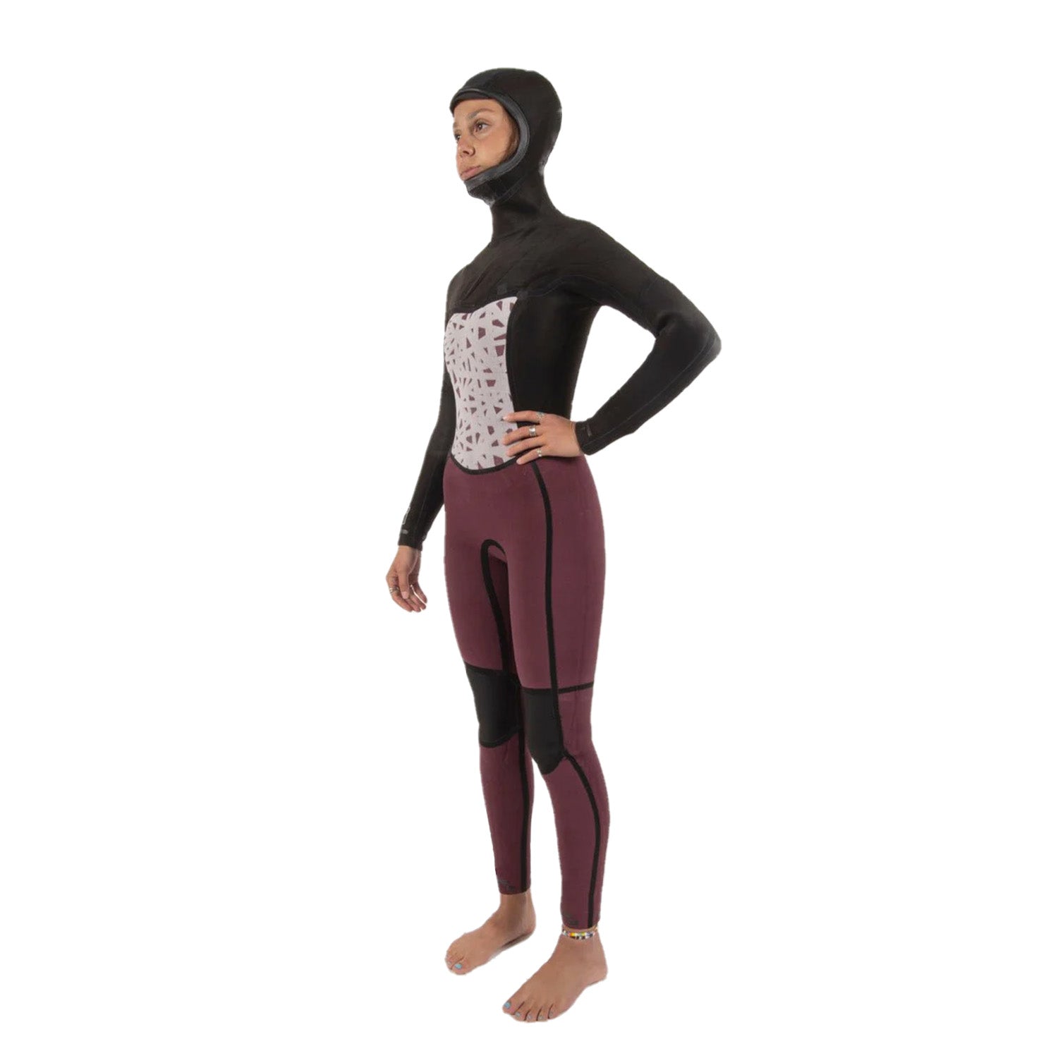 Sisstrevolution | Women Fullsuit 7 Seas 5/4 Hooded Chest Zip