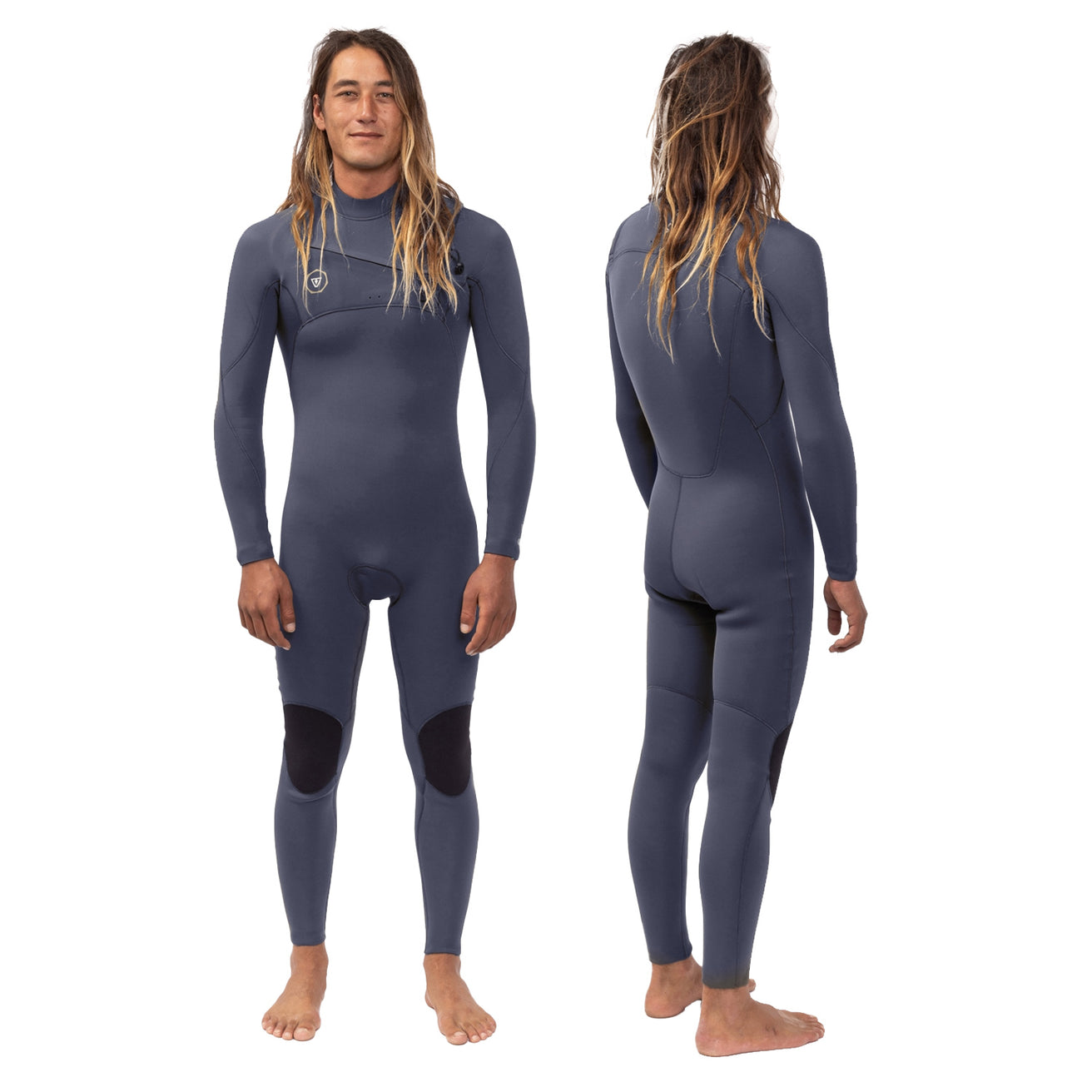 Vissla | Men Fullsuit 7 Seas 3/2 Chest Zip - Dark Slate