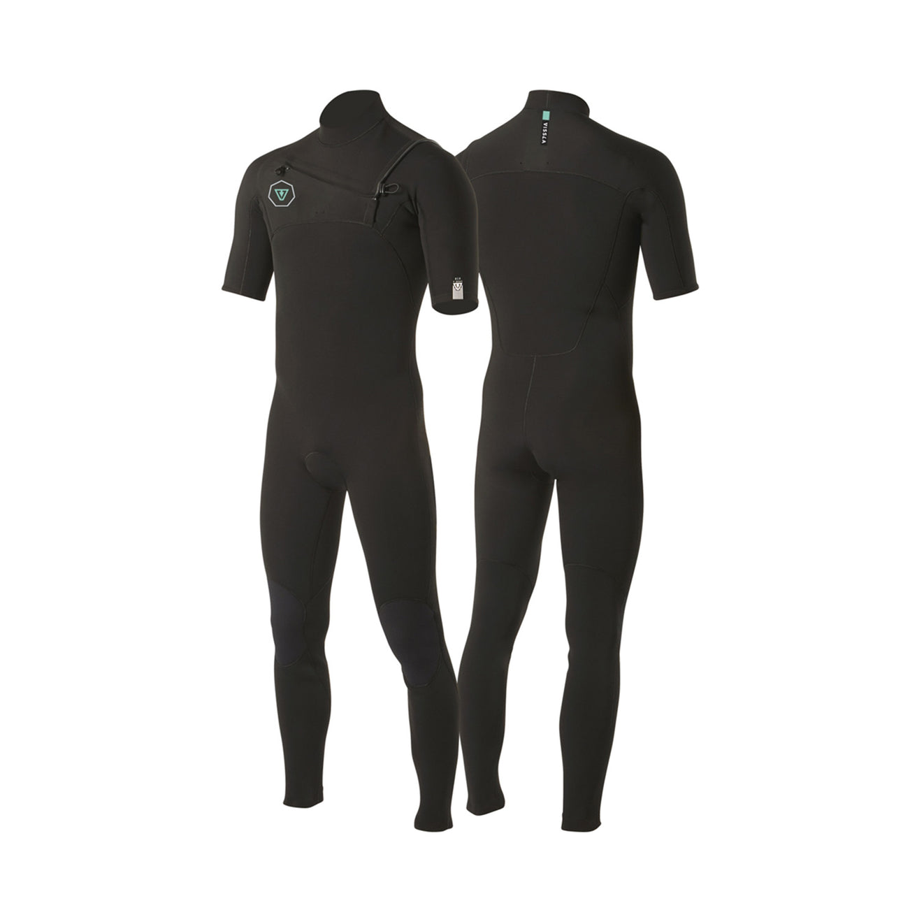 Vissla | Homme 7 Seas 2-2 Short Sleeve Chest Zip Full Suit