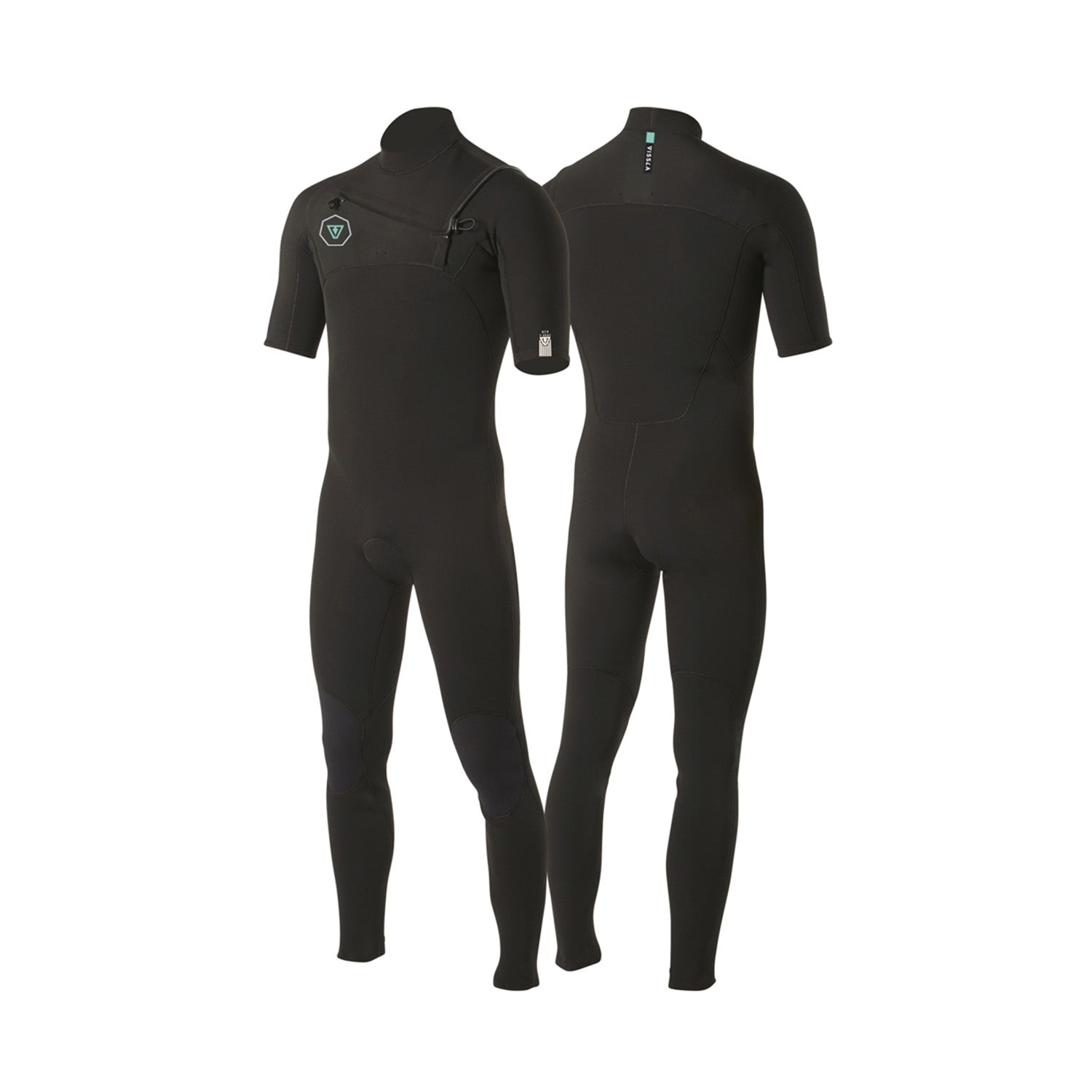 Vissla | Homme 7 Seas 2-2 Short Sleeve Chest Zip Full Suit