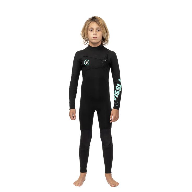 Vissla | Fullsuit 7 Seas Boys Chest Zip 4/3 - Black