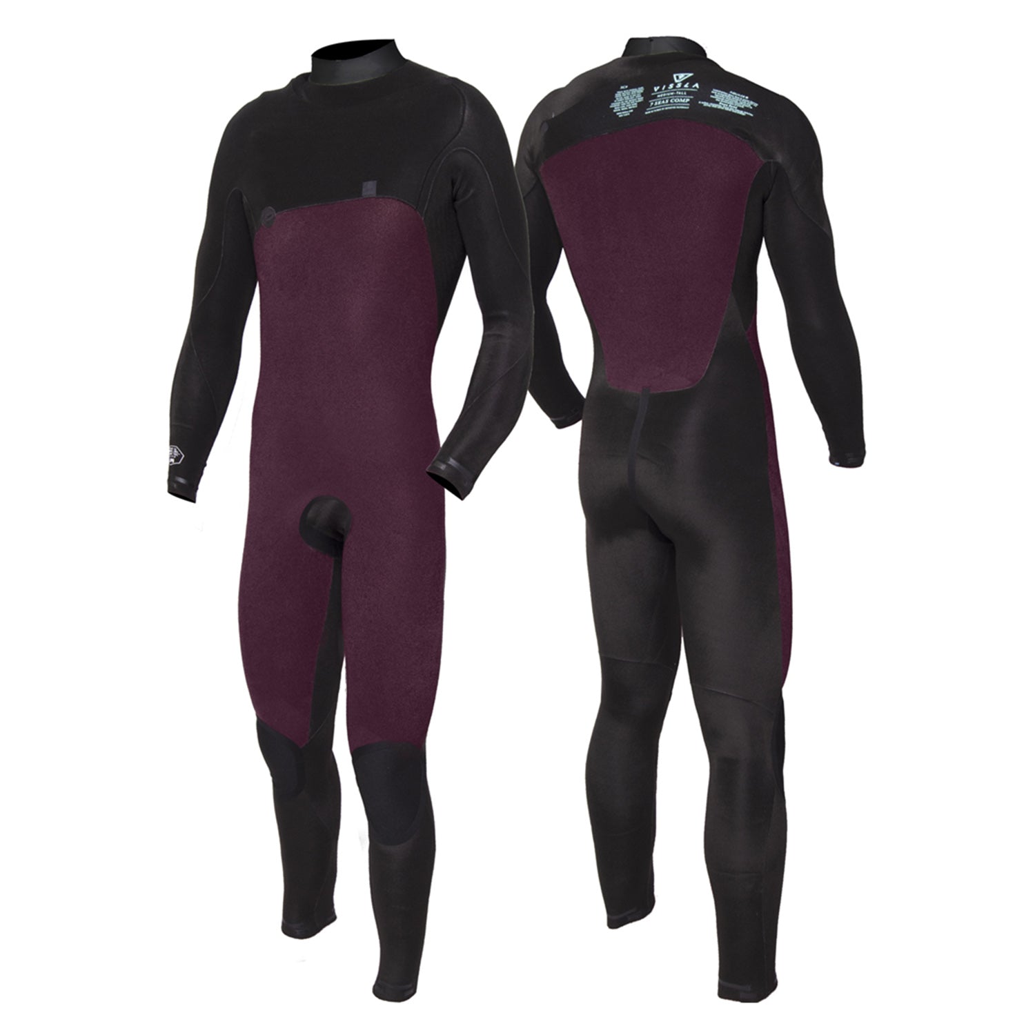 Vissla | Integrale 7 Seas Comp Homme 3/2 Chest Zip - Harbor Blue
