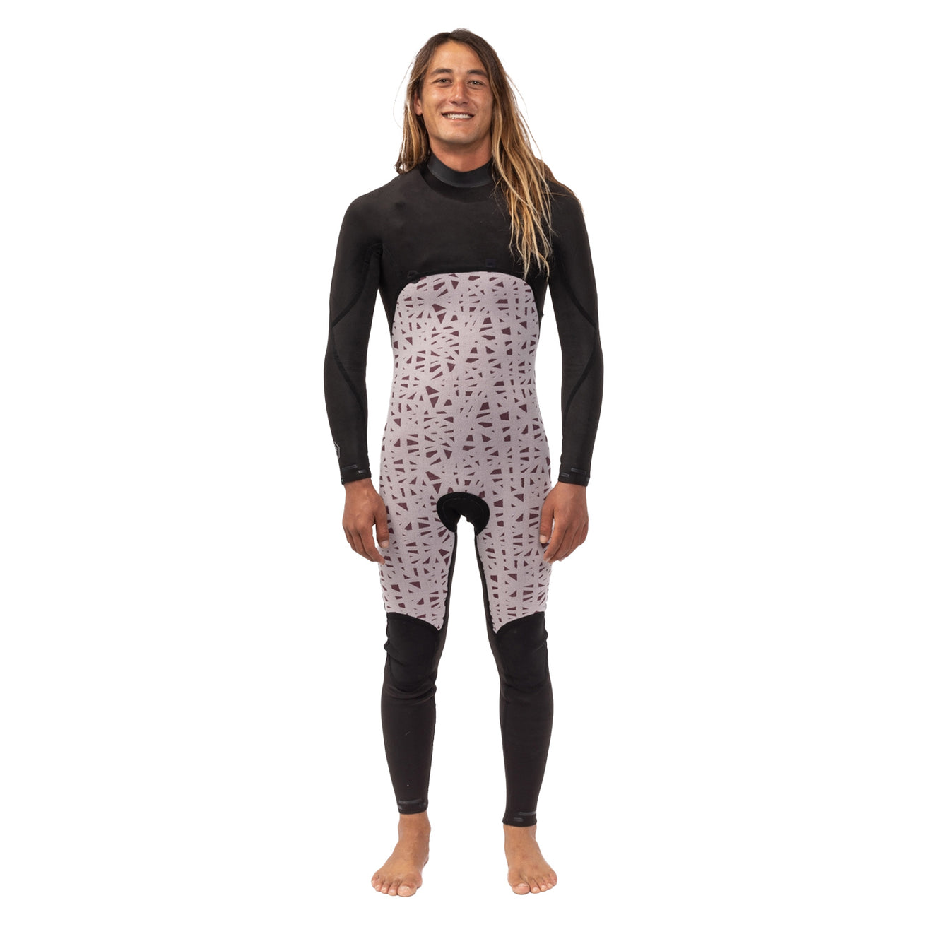 Vissla | Men Fullsuit 7 Seas 3/2 Chest Zip - Dark Slate