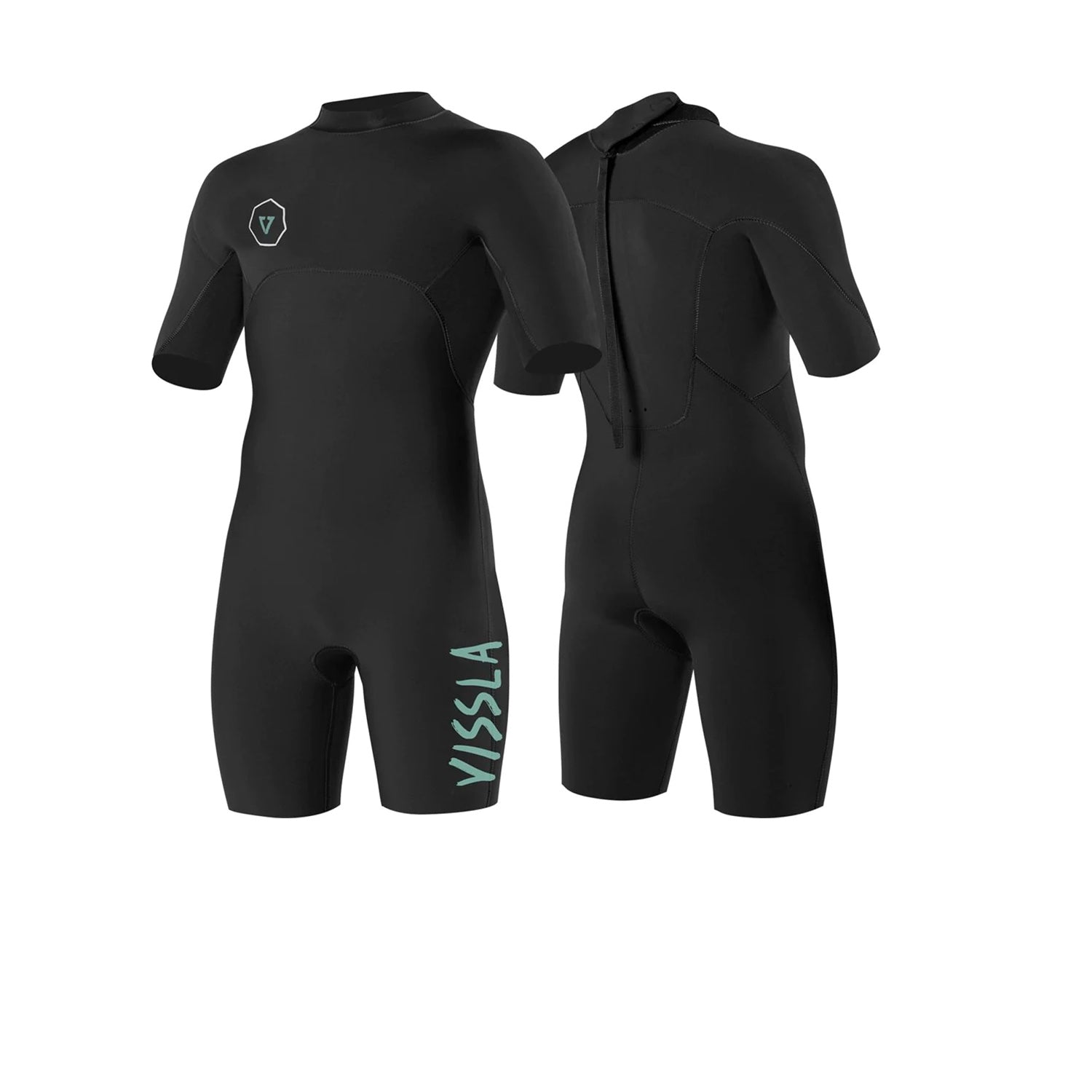 Vissla | Shorty à Manches Courtes Garçon Back Zip - 2/2mm