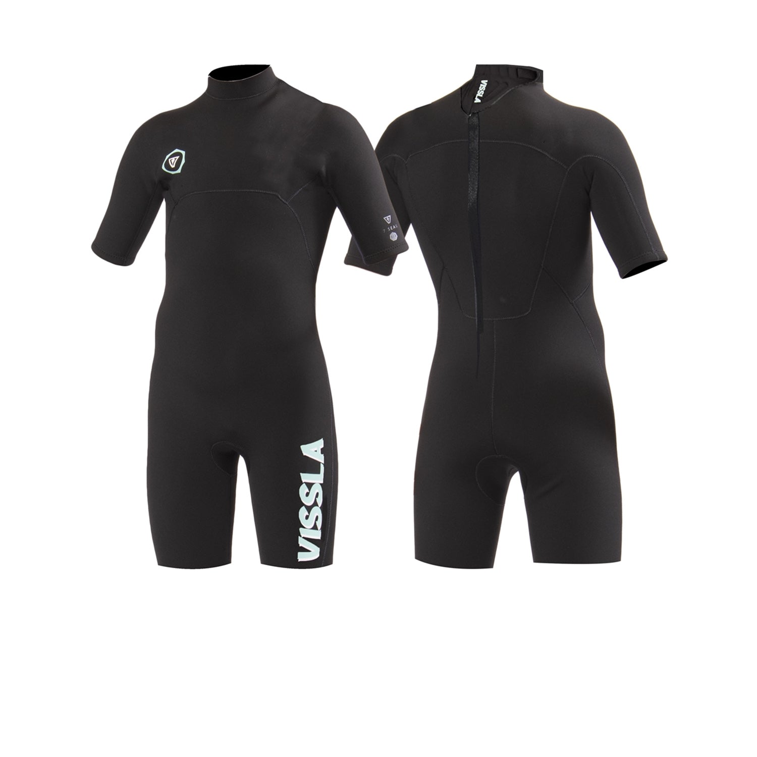 Vissla | Shorty Boys 2-2 Flat Lock - Black