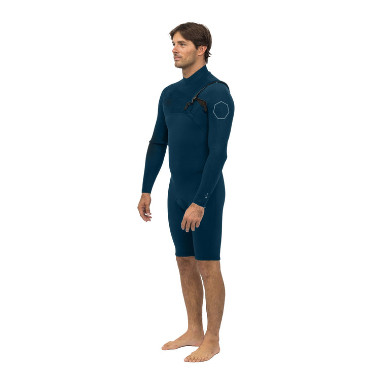 Vissla | Shorty à Manches Longues Homme High Seas II Chest Zip - 2/2mm