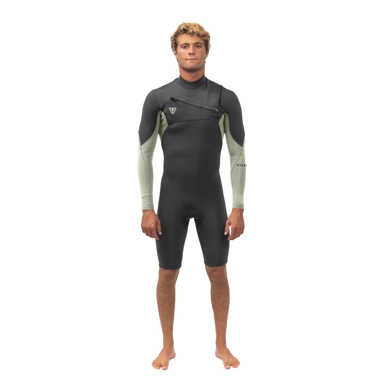 Vissla | Men Natural Seas Front Zip Long Sleeves Shorty - 2/2mm