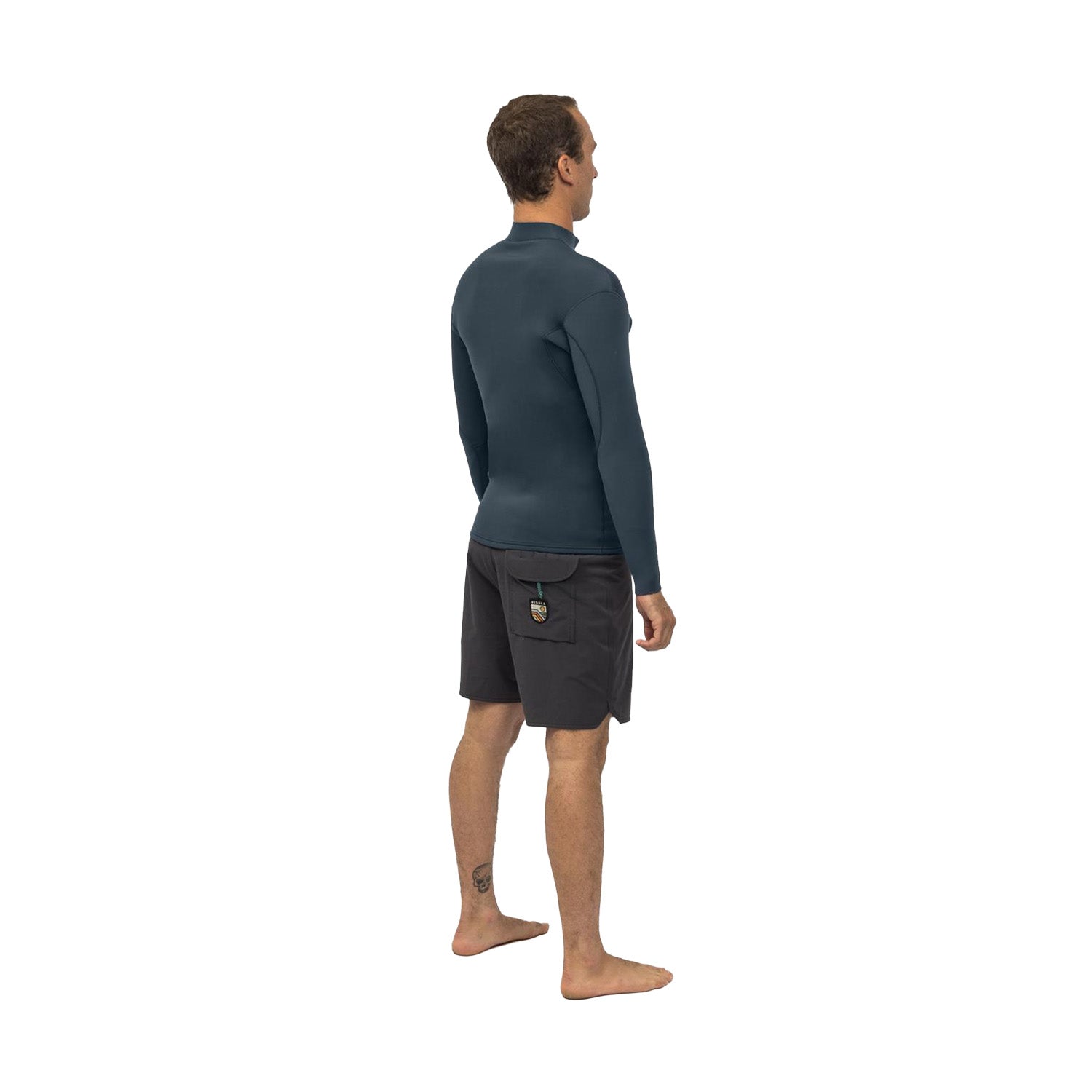 Vissla | Men Solid Set Long Sleeve Neoprene Top Front Zip - 2mm
