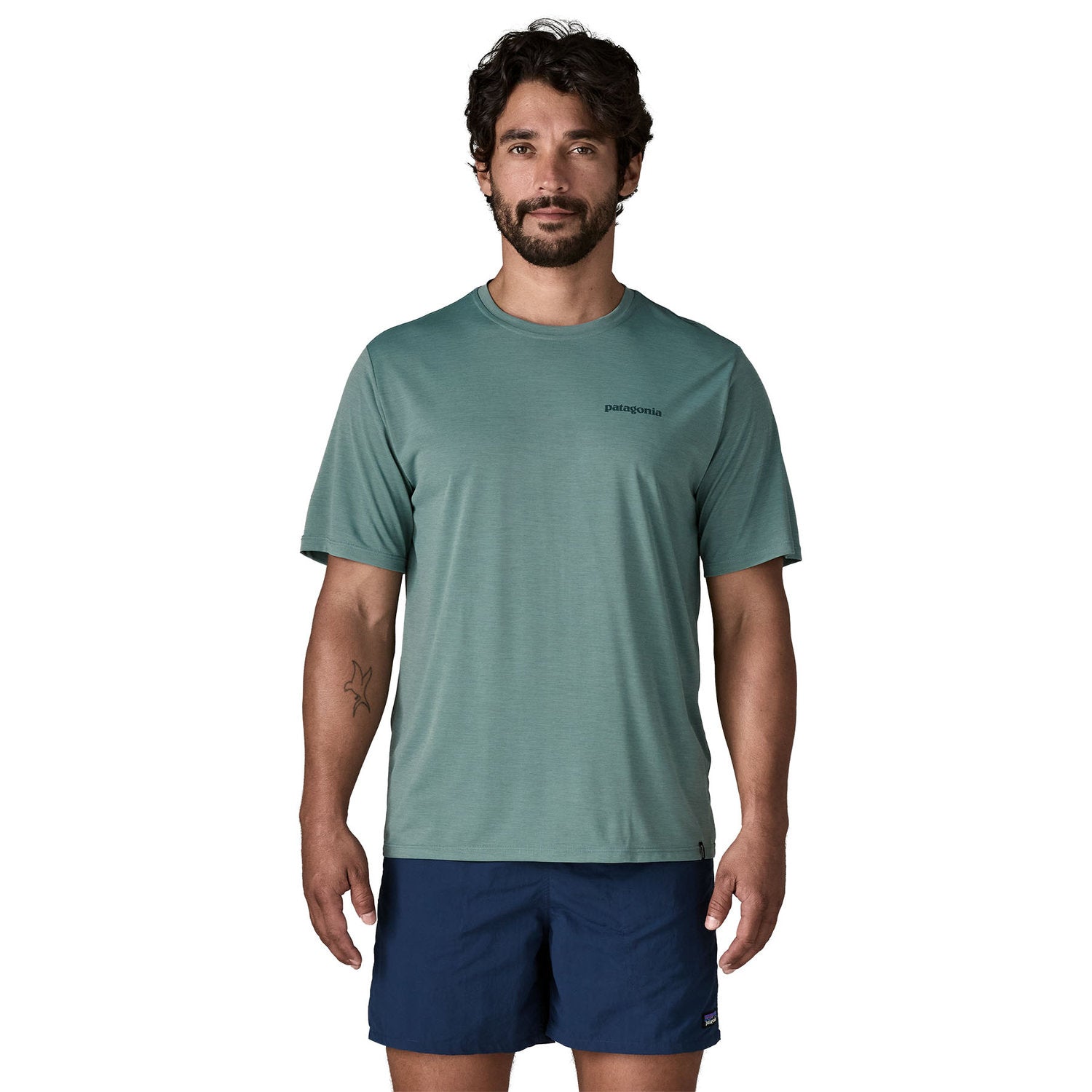 Patagonia | T-Shirt Technique à Manches Courtes Homme Cap Cool Daily Boardshort Logo