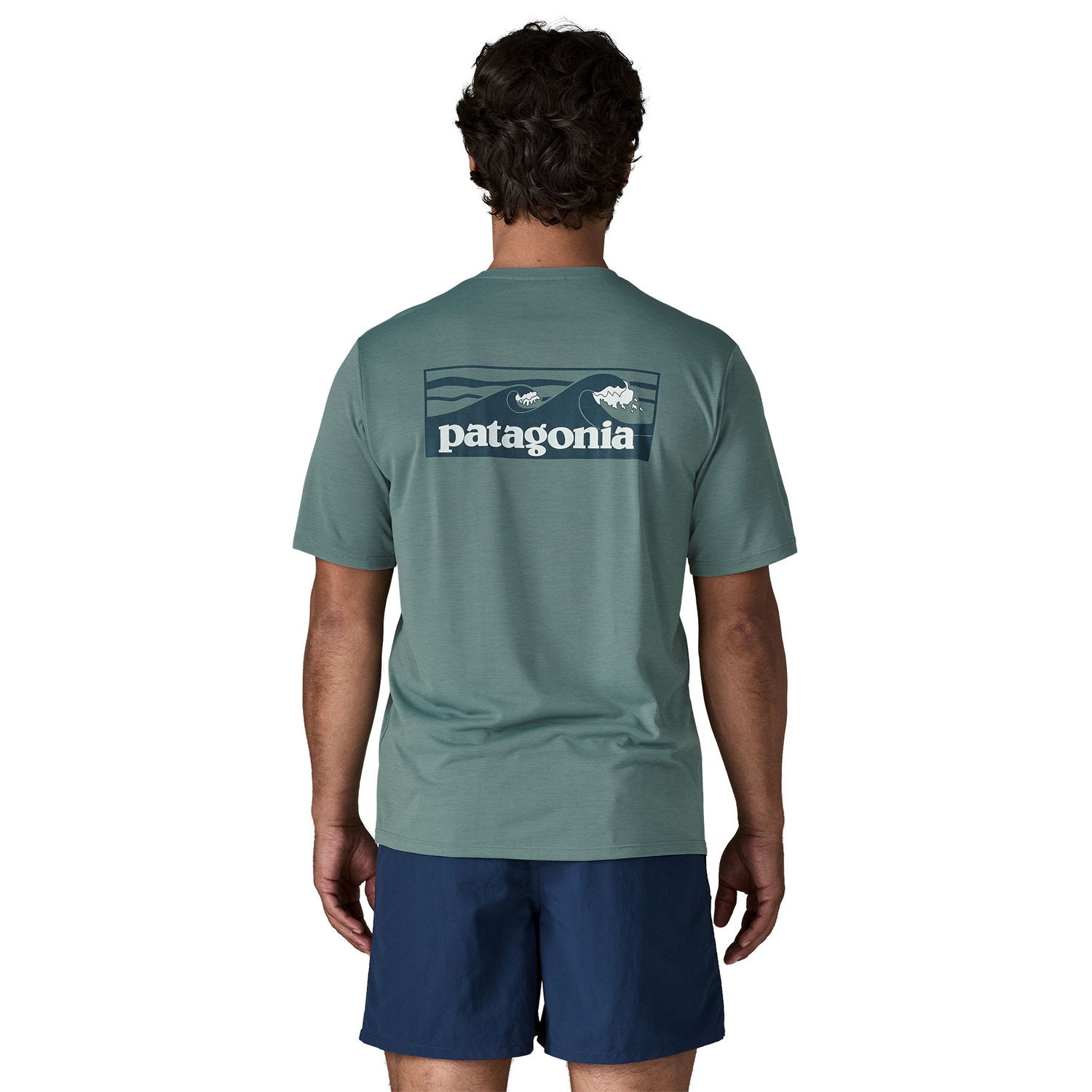 Patagonia | T-Shirt Technique à Manches Courtes Homme Cap Cool Daily Boardshort Logo